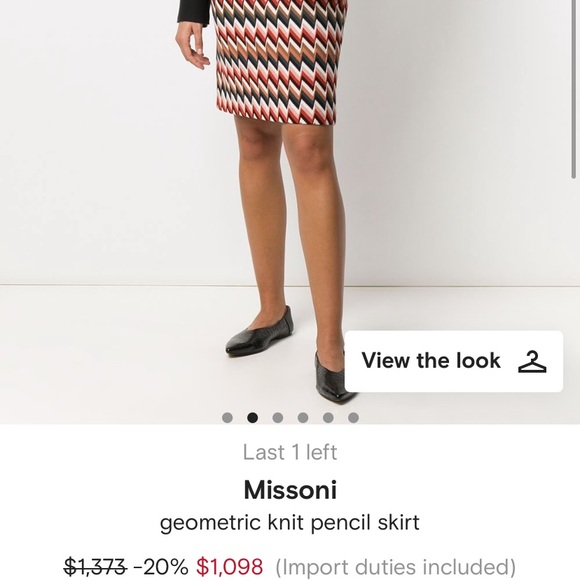 M missoni fitted mini skirt - Picture 9 of 11